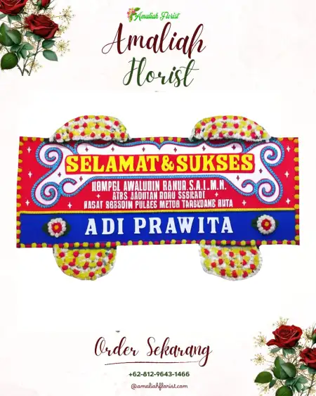 Papan Bunga Ucapan Selamat Jeladri